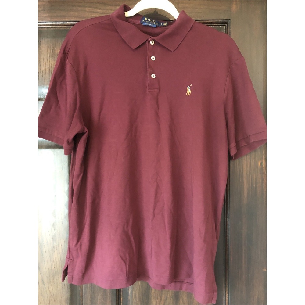 Polo Ralph Lauren Polo Shirt Maroon Large